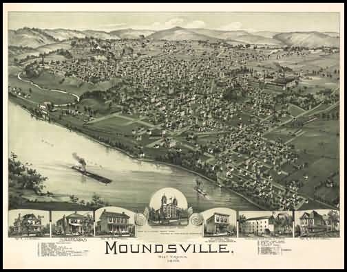 Moundsville Panoramic - 1899