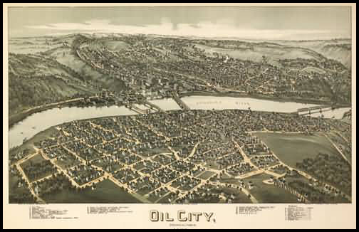 Oil City Panoramic - 1896
