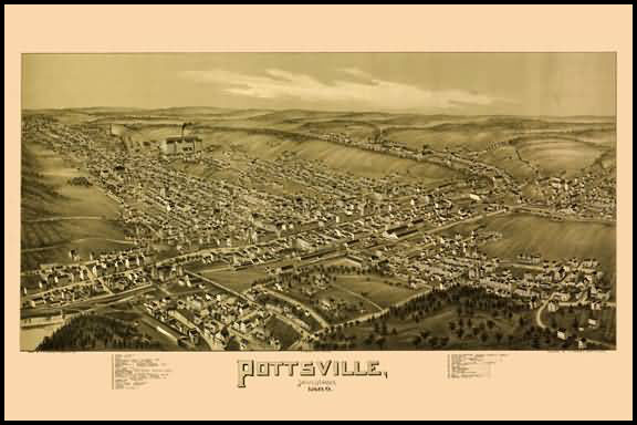 Pottsville Panoramic - 1889