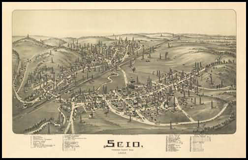 Scio 1899 Panoramic Drawing