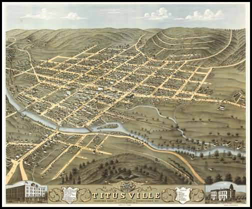 Titusville Panoramic - 1871