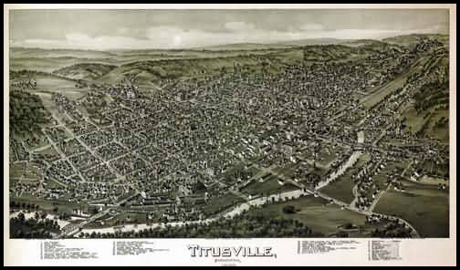 Titusville Panoramic - 1896