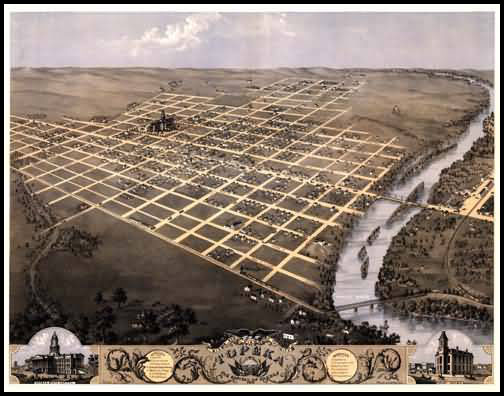 Topeka Panoramic - 1869