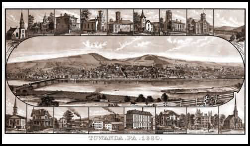 Towanda Panoramic - 1880