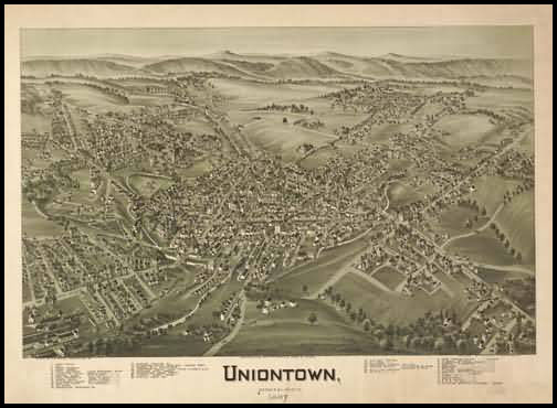 Uniontown Panoramic - 1897