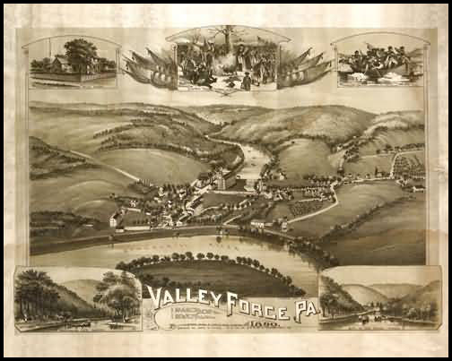 Valley Forge Panoramic - 1890