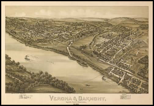 Verona & Oakmont Panoramic - 1896