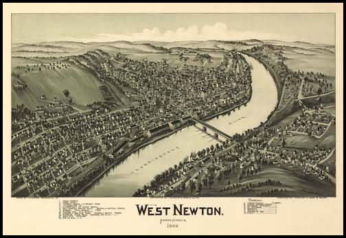 West Newton Panoramic - 1900