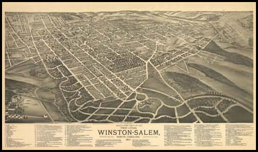Winston-Salem Panoramic - 1891