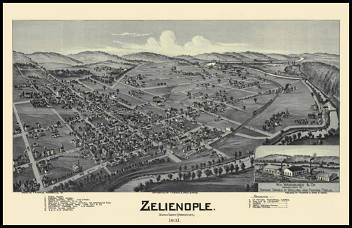 Zelienople Panoramic - 1901